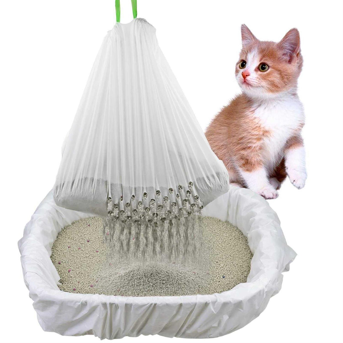 Sifting Cat Litter Box Liners Bags with Holes V6882