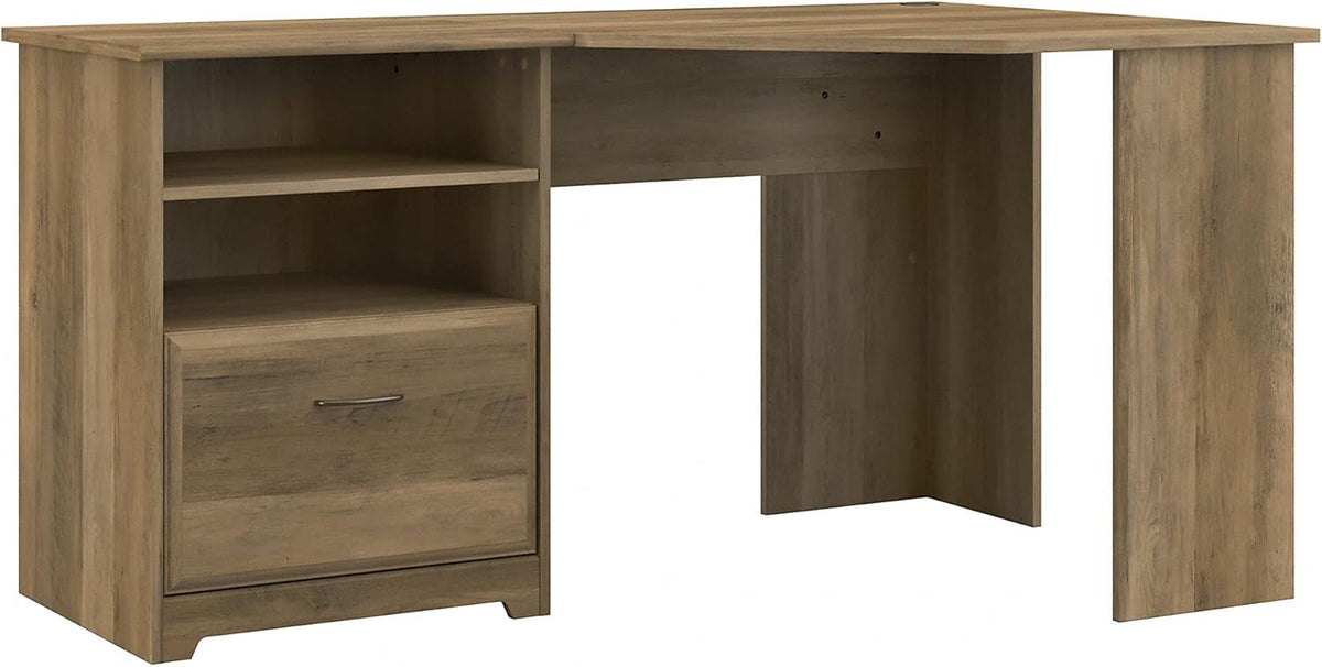 Modern Gray Corner Desk S8547