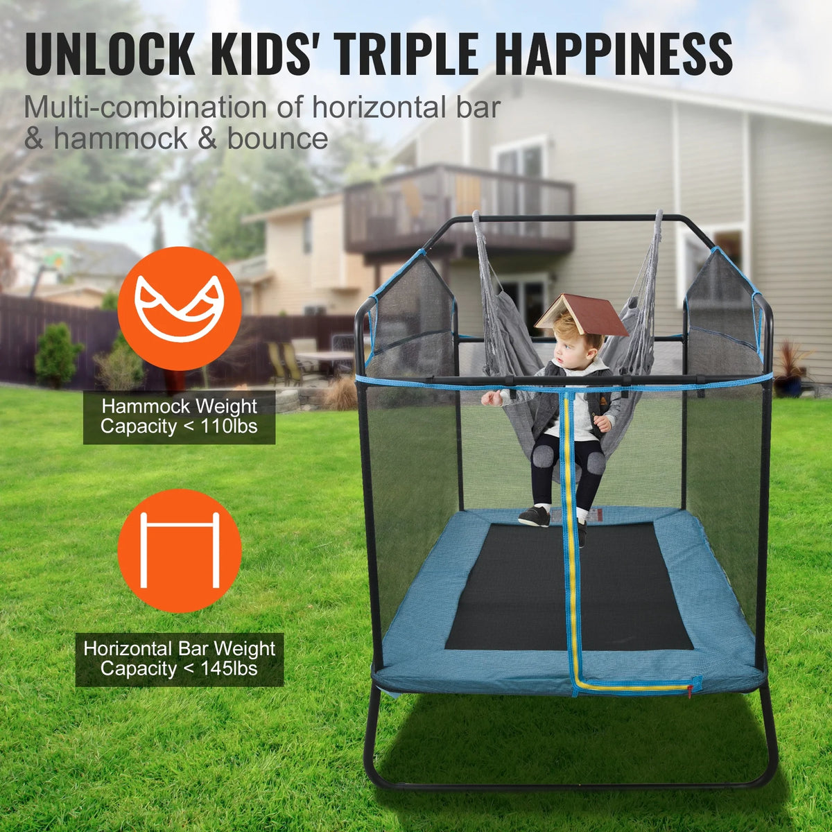 6FT Trampoline with Enclosure Net Z2999