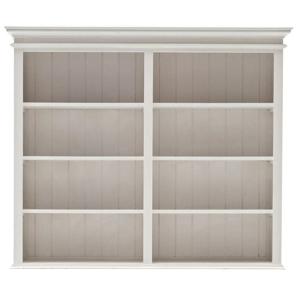 Storage Cabinet with Hutch in Pure White H773