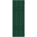 12 in. x 30 in. Exterior Real Wood Pine Board and Batten Shutters Pair R49498