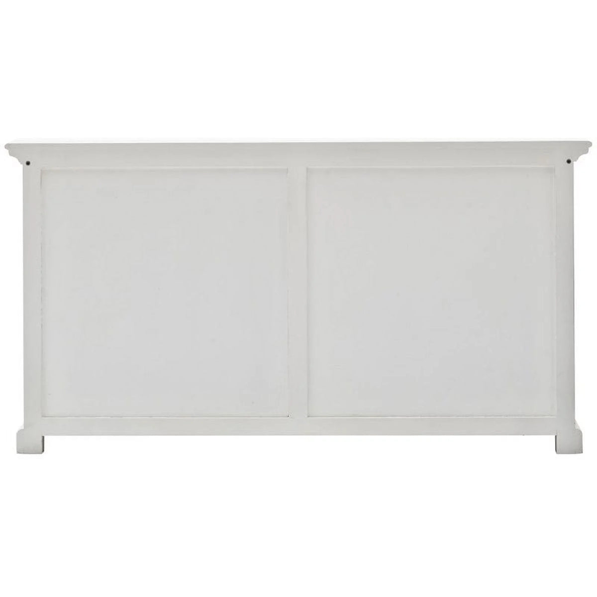 Storage Cabinet with Hutch in Pure White H773
