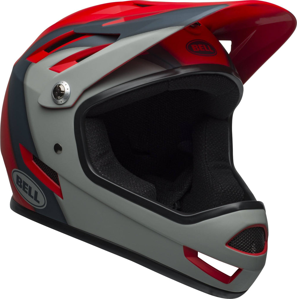 Matte Crimson Slate Gray Helmet T9446