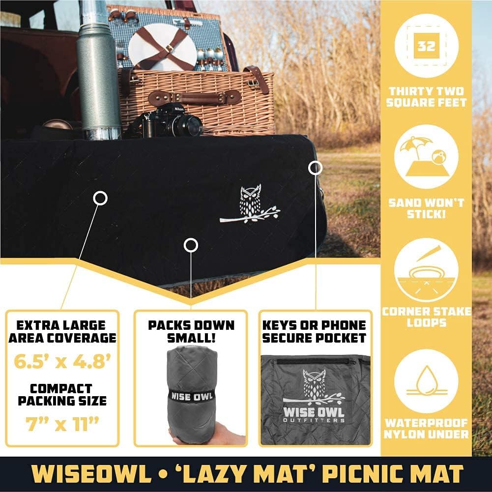Wind & Waterproof Packable Camping Blanket U298849