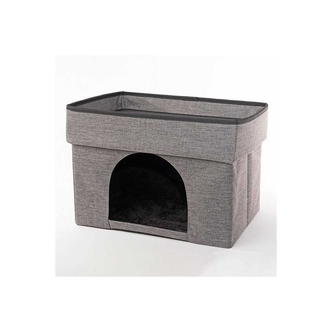 2-Tier Collapsible Cat Cave O8538