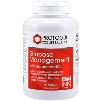 Berberine HCl 90 softgels Glucose Management G349752