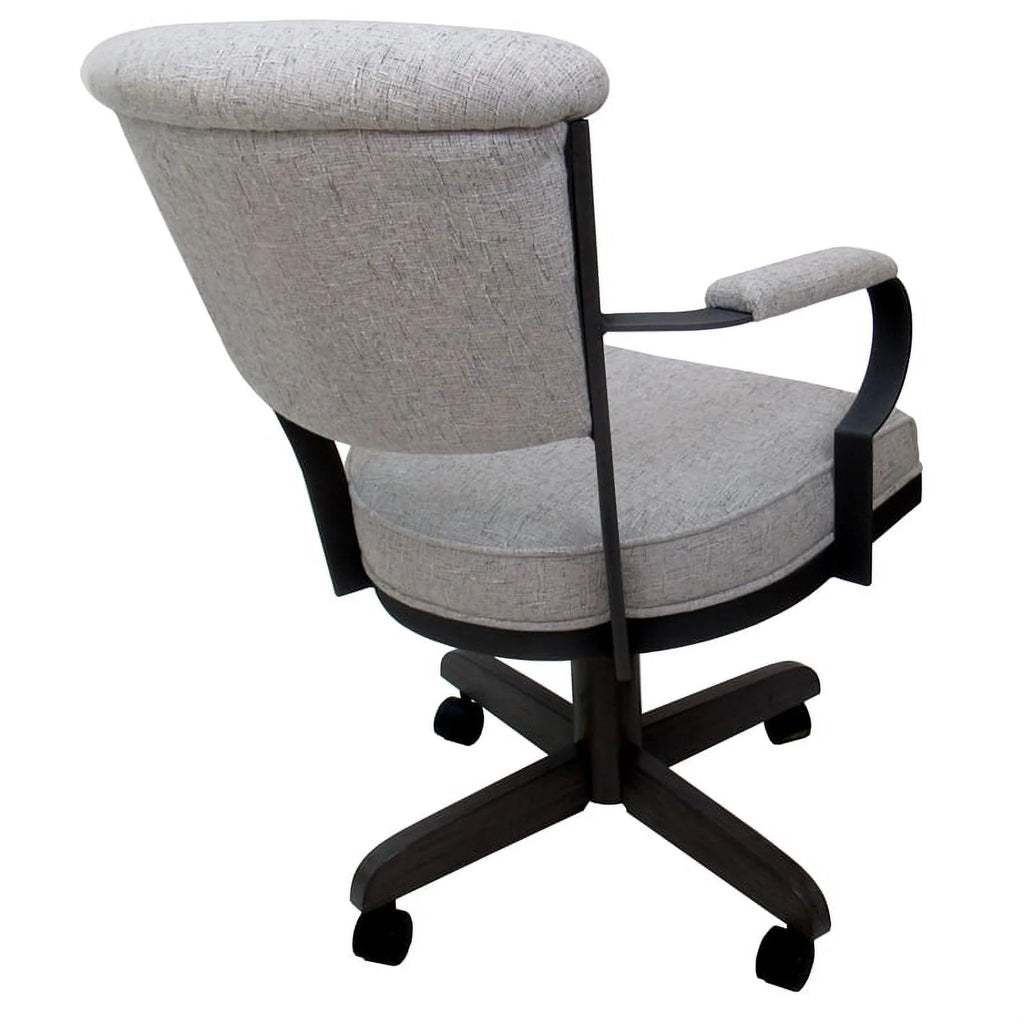 Black Swivel Metal Caster Chair Z4067