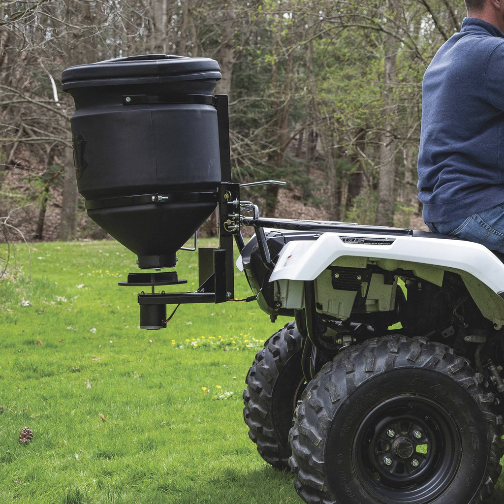 15-Gallon ATV Broadcast Spreader with Rain Cover E548