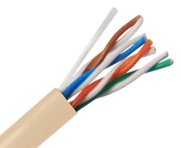 Cat5e Unshielded Bulk Ethernet Cable, CMX, Outdoor, UTP, 24 AWG, 1000ft T931348