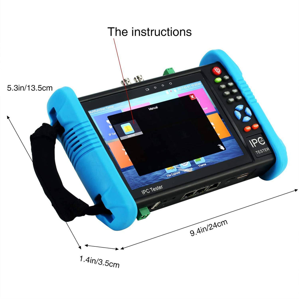 7 inch IPS Touch Screen IP Camera Tester CCTV CVBS Analog Tester with WiFi R88970