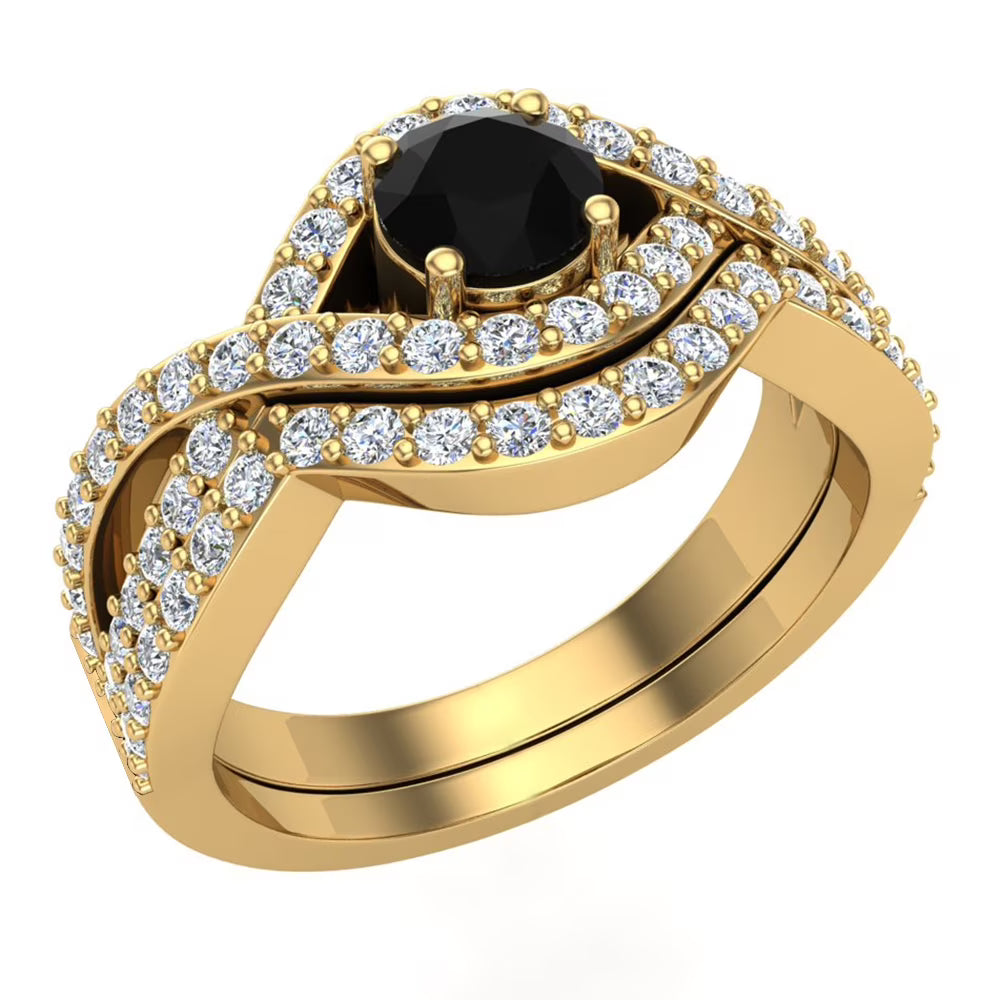 14K Gold 1.10 Carat Diamond Engagement Ring K9194