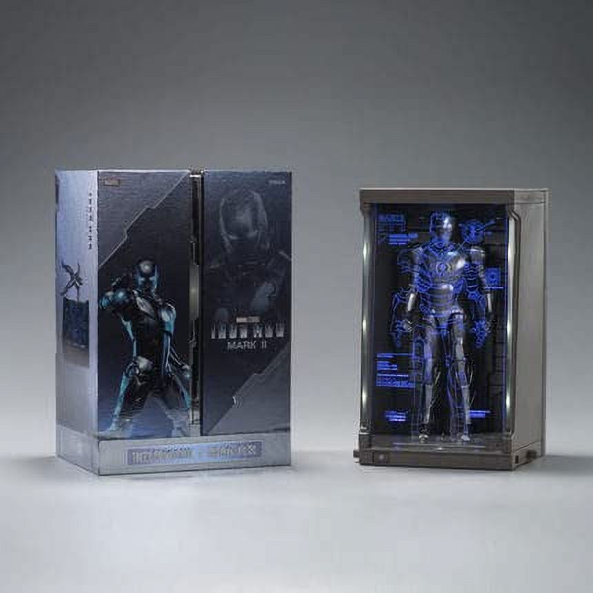 1/10 Scale Iron Man MK2 Holographic Gnaku Set Collectible Action Figure N94472