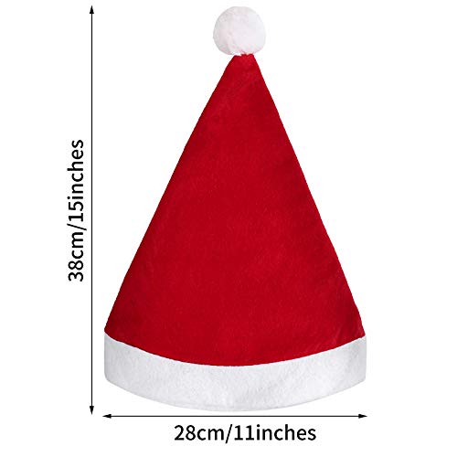 30 Pack Santa Red Hat H6689