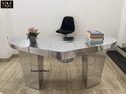 Aviator Wing Desk Aluminium Desk 72 Inches P37842