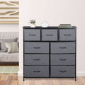 9 Drawer Fabric Storage Dresser B5744