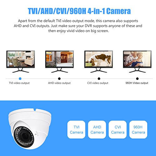 Dome Security Camera 2.8mm-12mm Varifocal Lens 100ft K3270