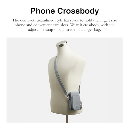 Mens Phone Crossbody In Crossgrain Leather K199