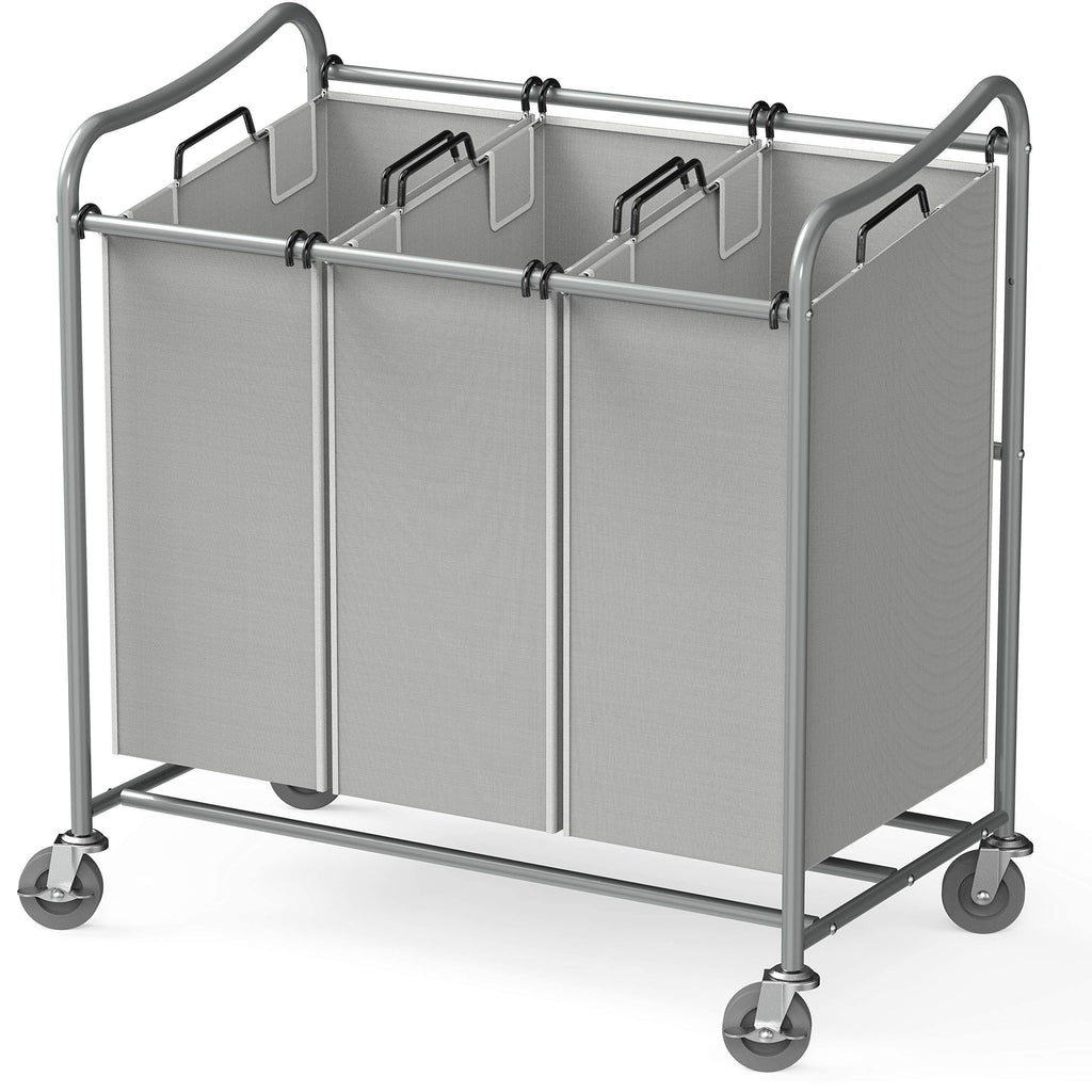 3-Bag Laundry Sorter Cart D72085