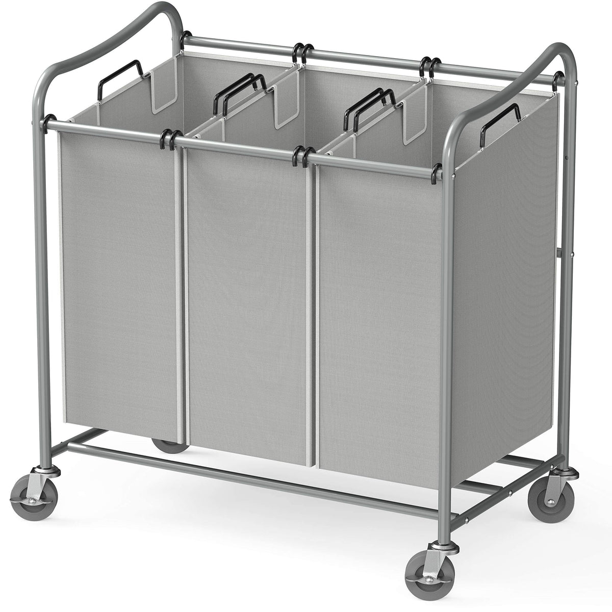 3-Bag Laundry Sorter Cart D72085