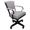 Black Swivel Metal Caster Chair Z4067