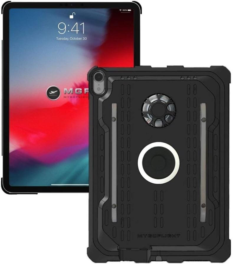 iPad Pro 11” Polycarbonate Kneeboard and Mountable Cooling Case Z181