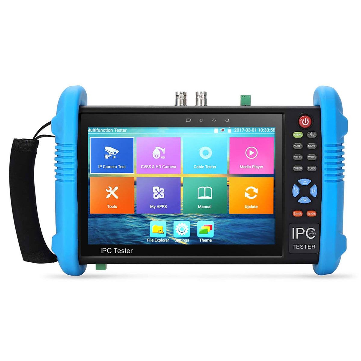 7 inch IPS Touch Screen IP Camera Tester CCTV CVBS Analog Tester with WiFi R88970