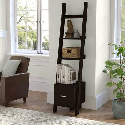 Brown Ladder Bookcase I6134