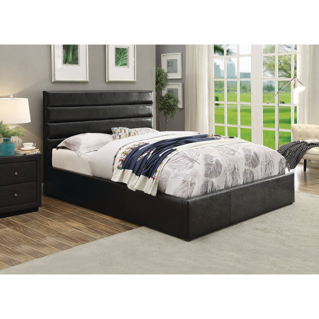 Black Storage Bed Twin V35567