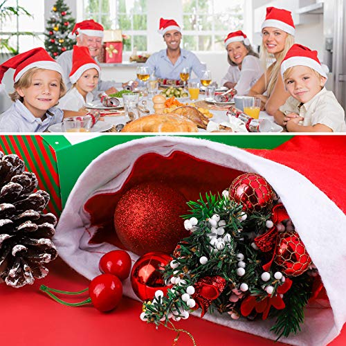 30 Pack Santa Red Hat H6689