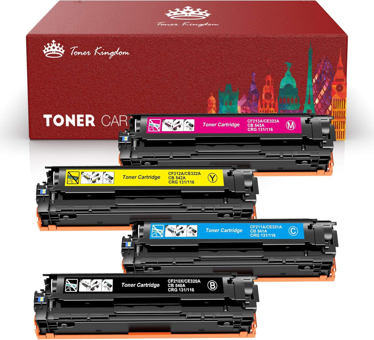 Compatible Toner Cartridges 4-Pack L217250