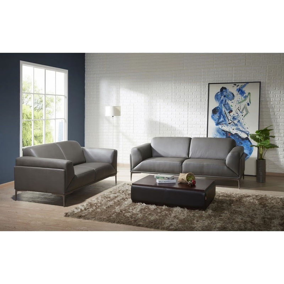 Grey 2-Piece Motion Living Room Set G81428