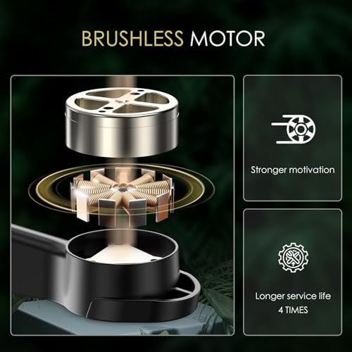Brushless Motor Drone with Camera, 1080P HD Camera, 2 Batteries, Carrying Case A9601