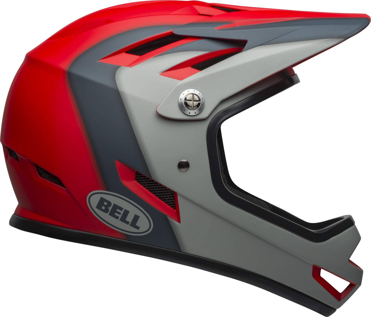 Matte Crimson Slate Gray Helmet T9446