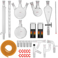 29pcs Chemistry Lab Glassware Kit with Glass Ground Joint Q14159