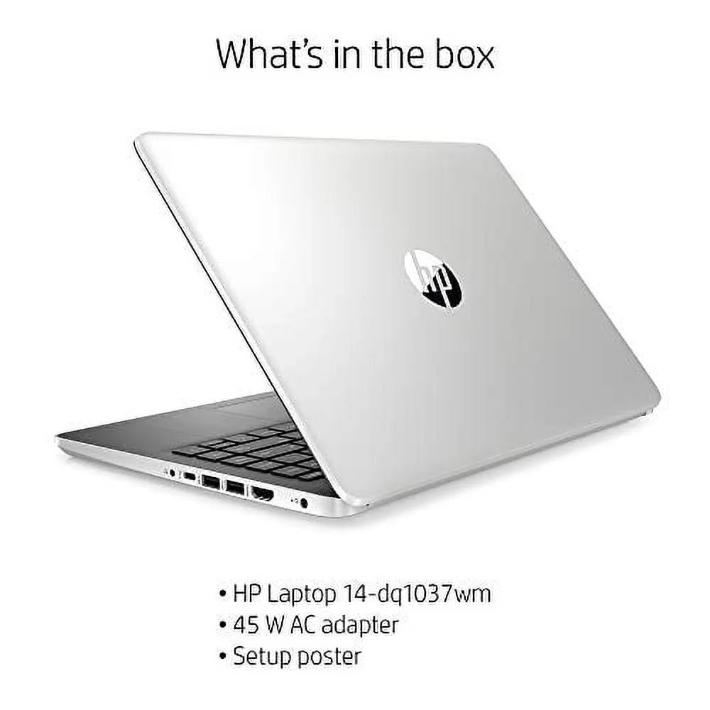 14'' HD Laptop Intel i3 16GB RAM 256GB SSD Silver Windows 10 Pro Q754516