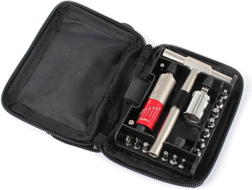 15-65 Inch Lbs All-in-One Torque Driver Kit with Locking Ratcheting Wrench G9802
