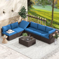 7 Piece All-Weather Rattan Wicker Patio Furniture Set M635392