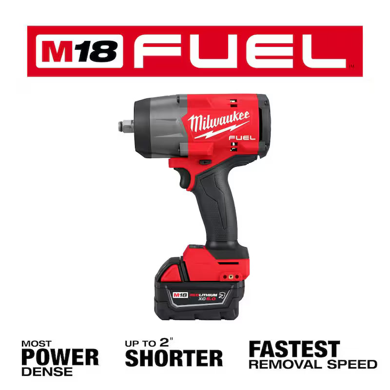 18V Lithium-Ion Brushless Cordless 1/2 in. Impact Wrench with Friction Ring Kit R36217