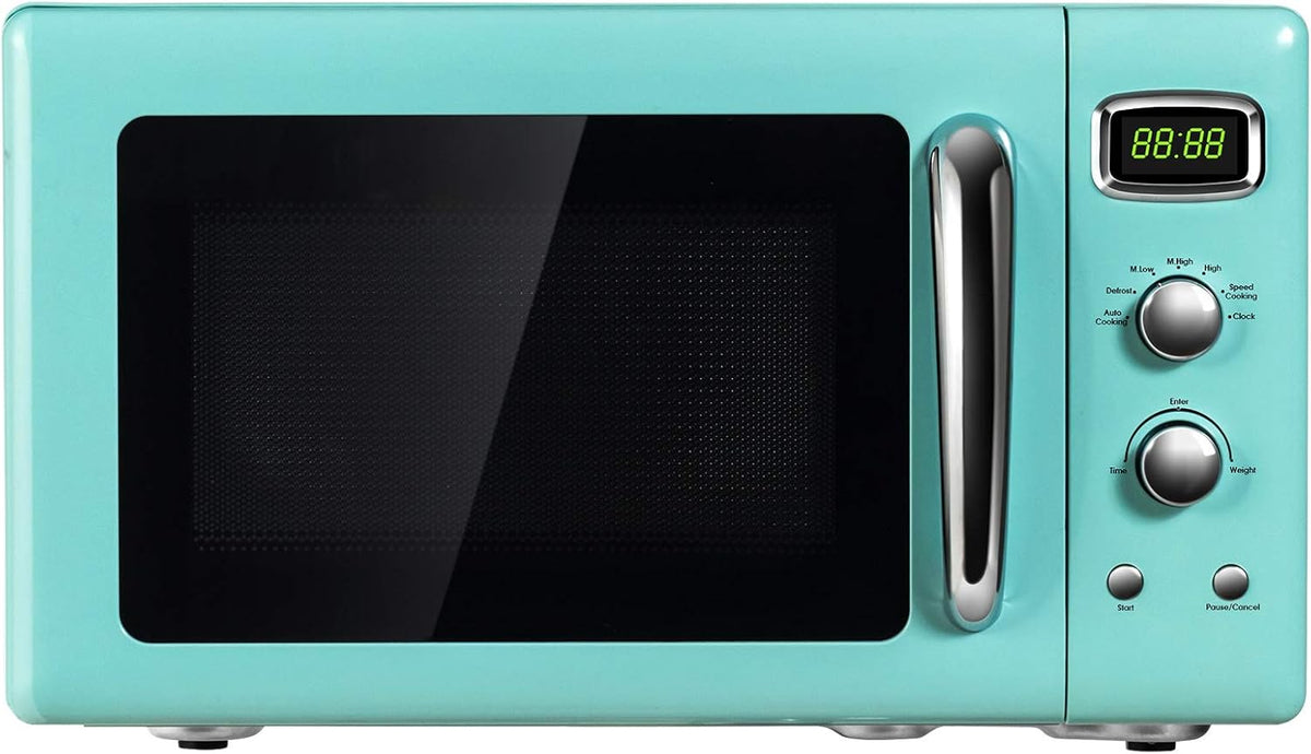 0.9 Cu.ft 900W Retro Countertop Microwave Oven Z2142