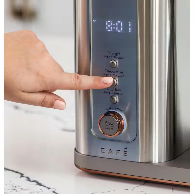 10 Cup Stainless Steel Drip Coffee Maker with Thermal Carafe Z1659