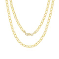 10k Yellow Gold Anchor Chain Necklace 16" - 30" J8337