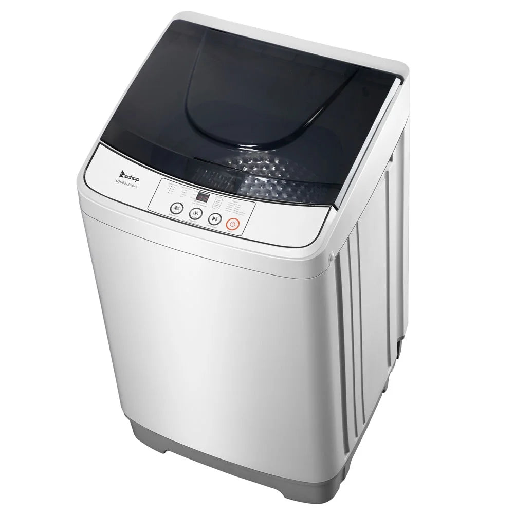 13.3lbs Portable Fully Automatic Washing Machine with Drain Pump N5071