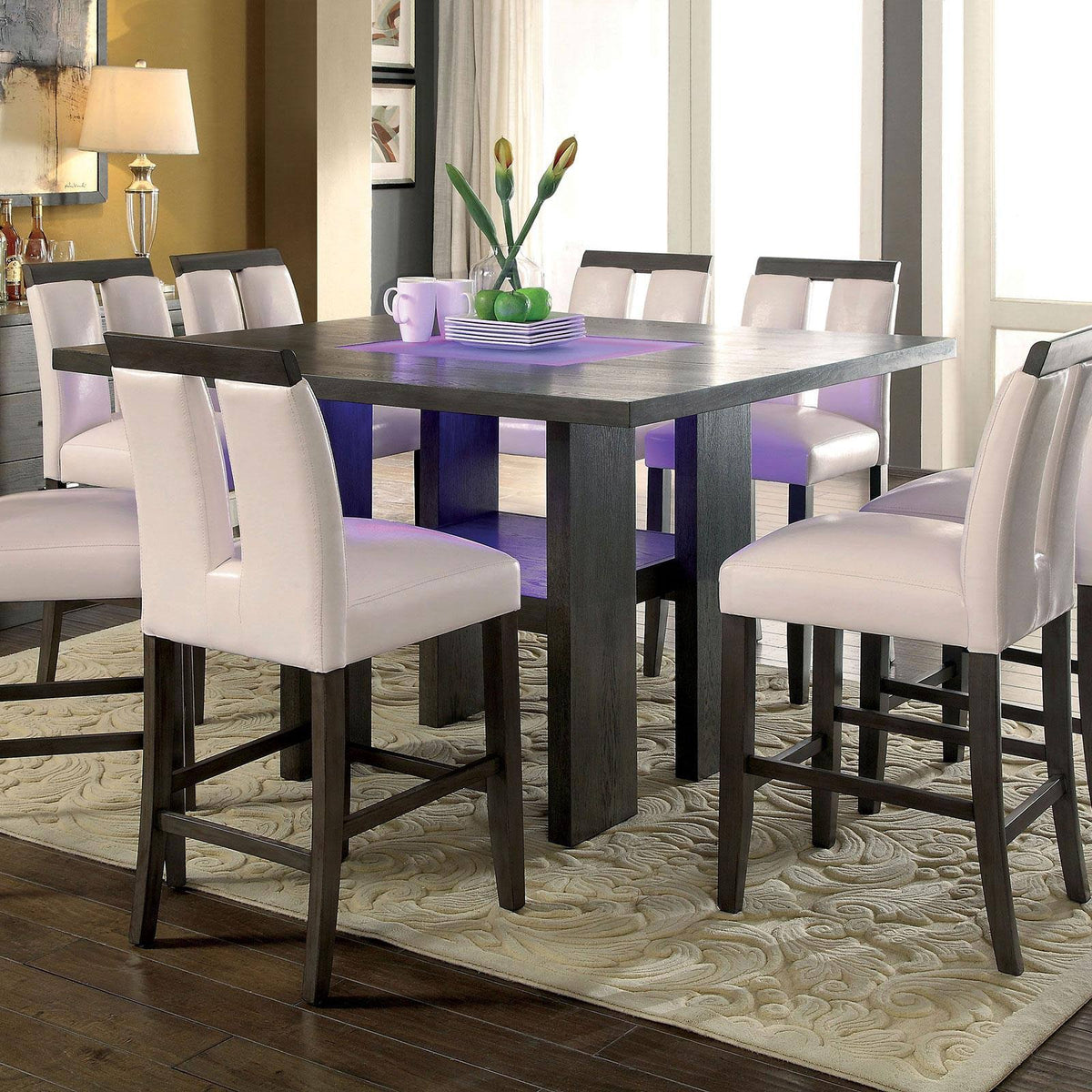 Gray Counter Height Table G8143