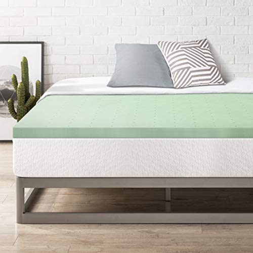 2 Inch Ventilated Memory Foam Mattress Topper, Queen S565