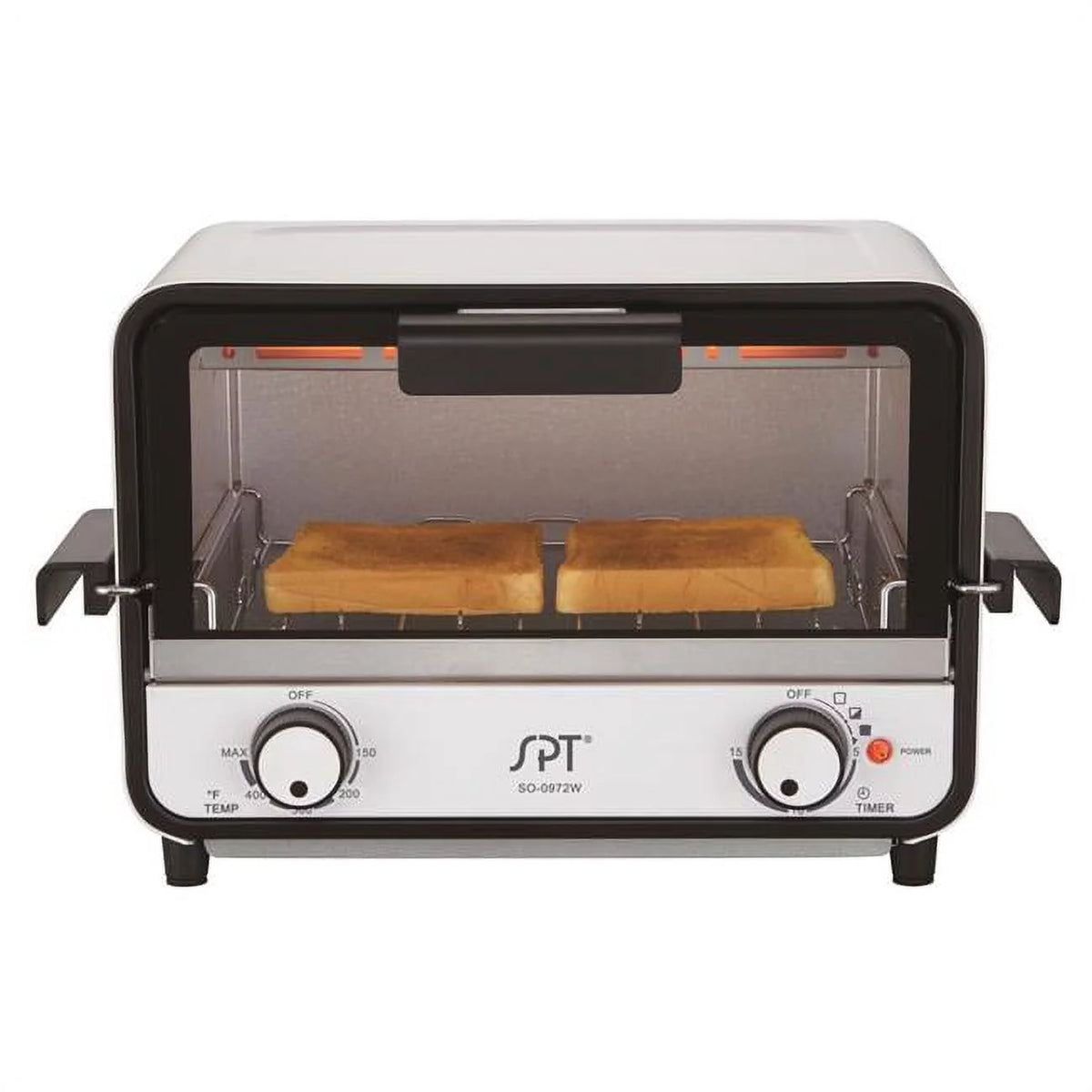 2 Slice Countertop Toaster Oven Glossy White M517