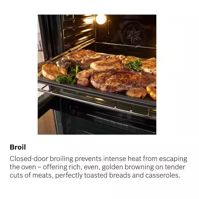 30 in. Built-In Single Electric Wall Oven with Convection and Self-Cleaning in Stainless Steel Q53181