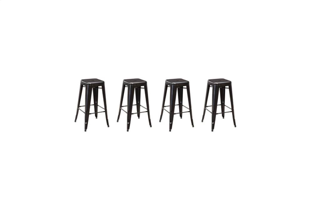26 Barstool Set of 4 Gray Z279313