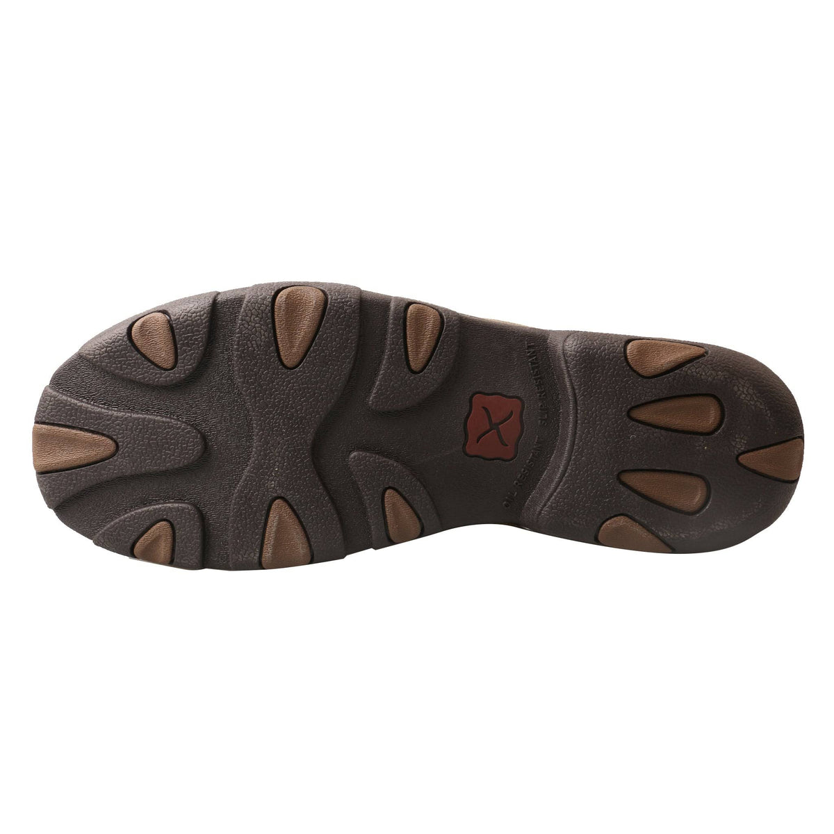 Cayman Print Brown Leather Driving Moc H85635