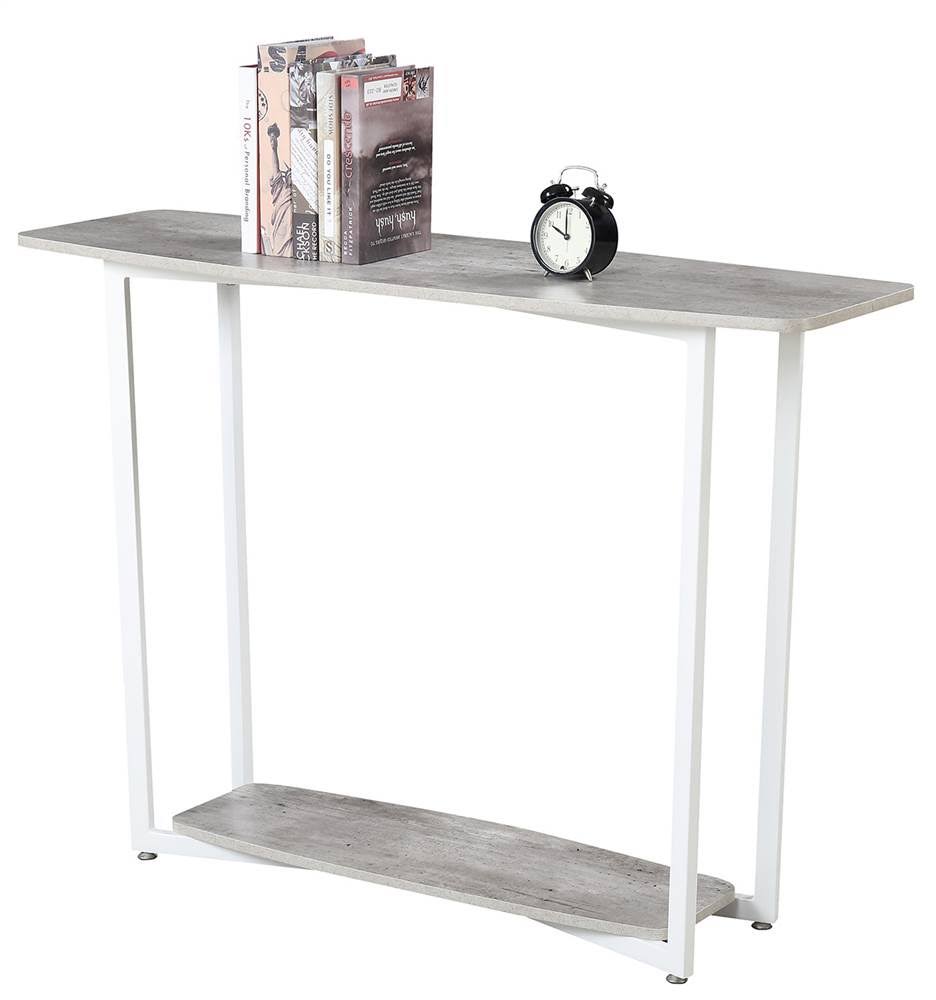 Gray/White Console Table D371216