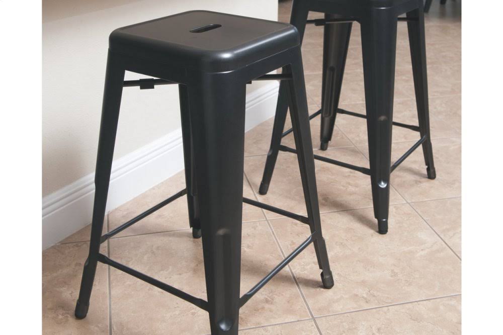 26 Barstool Set of 4 Gray Z279313